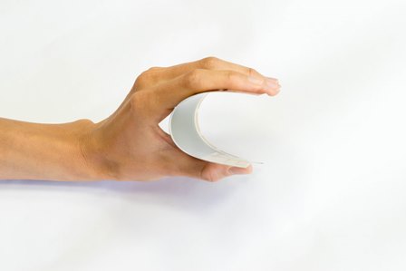 500 dpi large area flexible fingerprint sensor developed by FlexEnable and ISORG