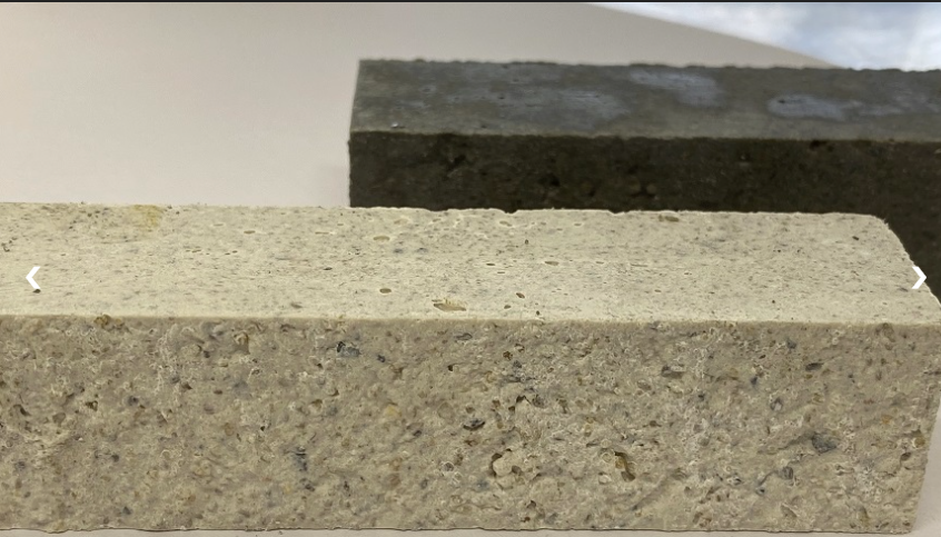 Eco-concrete as alternative cement recipes - Haptic